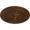 Ekena Millwork Vincent Ceiling Medallion (Fits Canopies up to 6"), Hand-Painted Root Beer Crackle, 26"OD x 3"P CM26VIRBC - alternate 3